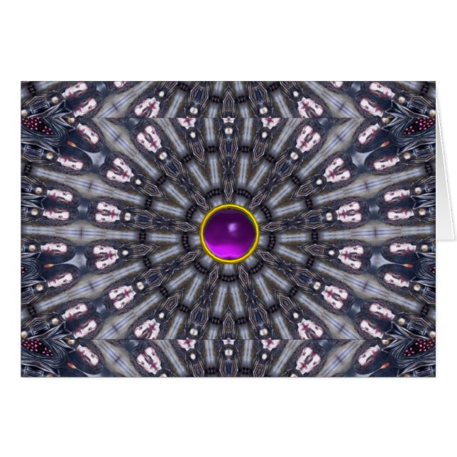 CARTÃO KALEIDOSCÓPIO PSIQUEDÉLICO/MEMÓRIAS MÍSTICAS (Frente Horizontal)