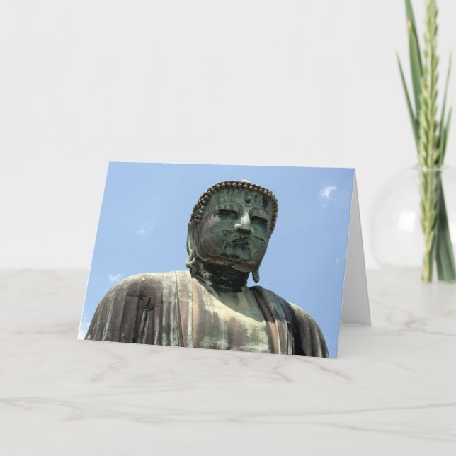 Cartão kamakura buddha statue (Frente)