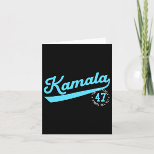 Cartão Kamala Athletic Team 47º Presidente Para As Pessoa