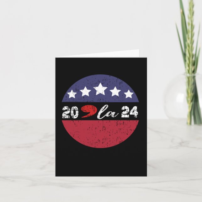 Cartão Kamala Harris 2024 (Frente)