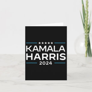 Cartão Kamala Harris 2024 Eleição Presidencial Homens Mul