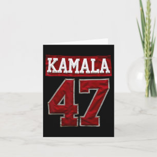 Cartão Kamala Harris 47º Presidente dos Estados Unidos 20