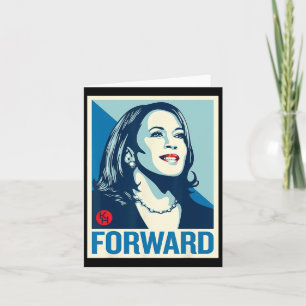Cartão Kamala Harris Avante