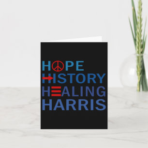 Cartão Kamala Harris História da Esperança Curando Harris