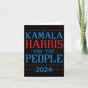 Cartão Kamala Harris Para o Povo Eleição 2024 2024
