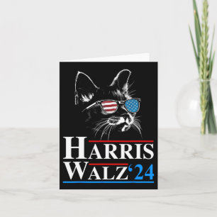 Cartão Kamala Harris W 2024 Harris Waltz Vp Presidente Ga