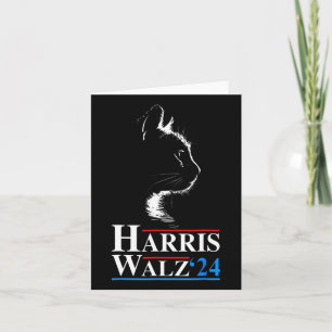 Cartão Kamala Harris Wheimer 2024 Cat Funny Vp Vice Presi