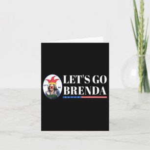 Cartão Kamala Shirt Let&#';s Go Brenda Laughin Harris