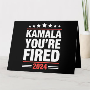 Cartão Kamala Você Está Demitida Kamala Harris 2024