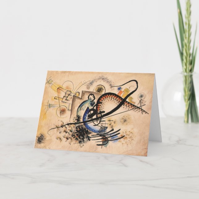 Cartão Kandinsky - A Linha Preta (Frente)