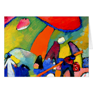Cartão Kandinsky - Cena de Praia
