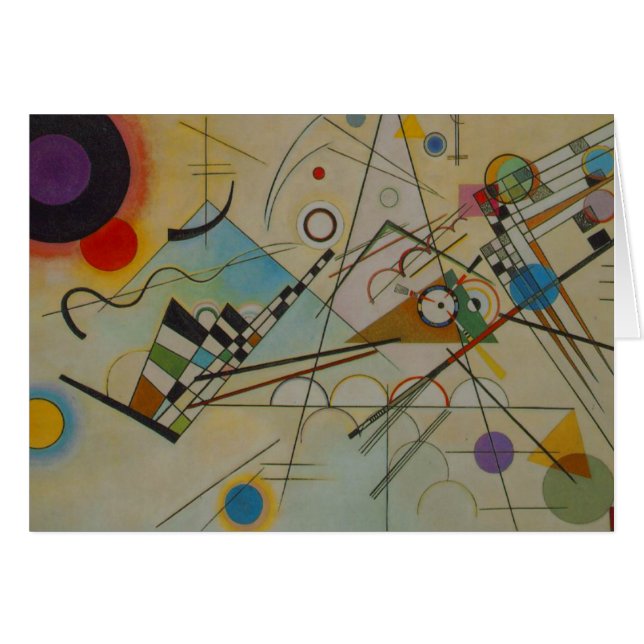 Cartão Kandinsky Composição VIII (Frente Horizontal)