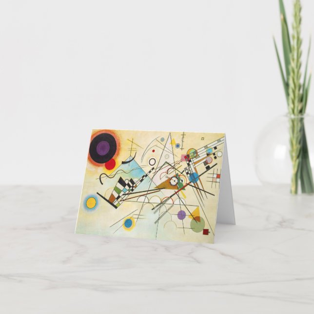 Cartão Kandinsky Composition VIII Note Card (Frente)