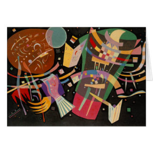 Cartão Kandinsky Composition X Abstrato Trabalho de arte