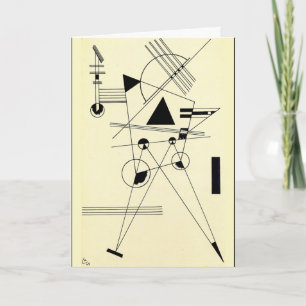 Cartão Kandinsky - Desenho para Ponto