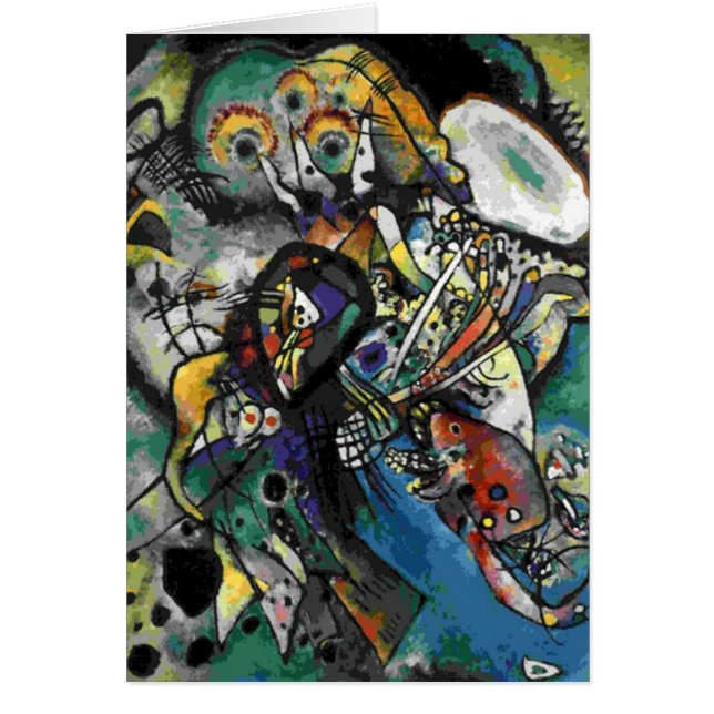 Cartão Kandinsky - Dois Ovais (Frente)