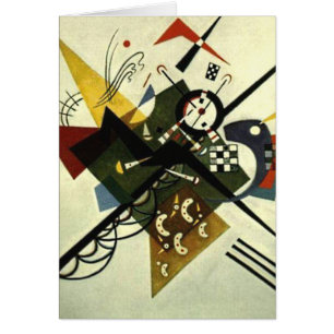 Cartão Kandinsky em Branco II