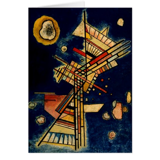 Cartão Kandinsky - Lugares Escuros (Frente)