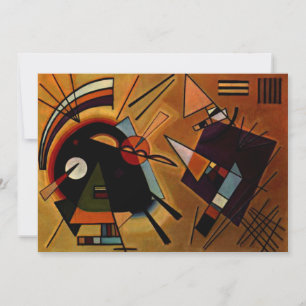 Cartão Kandinsky - Preto e Violeta