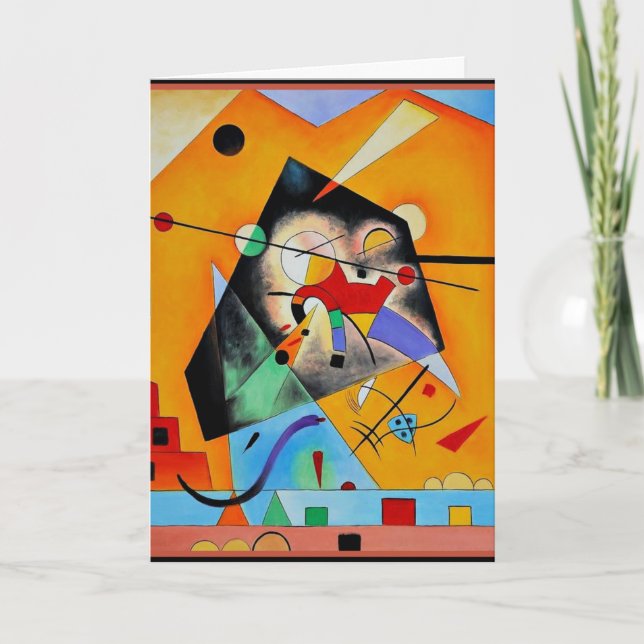 Cartão Kandinsky - Quiet Harmony (Frente)