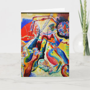 Cartão Kandinsky - Tableau a la Tache Rouge