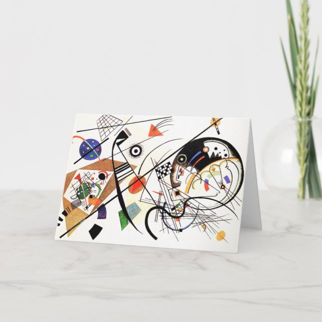 Cartão Kandinsky Tranverse Line Greeting Card (Frente)