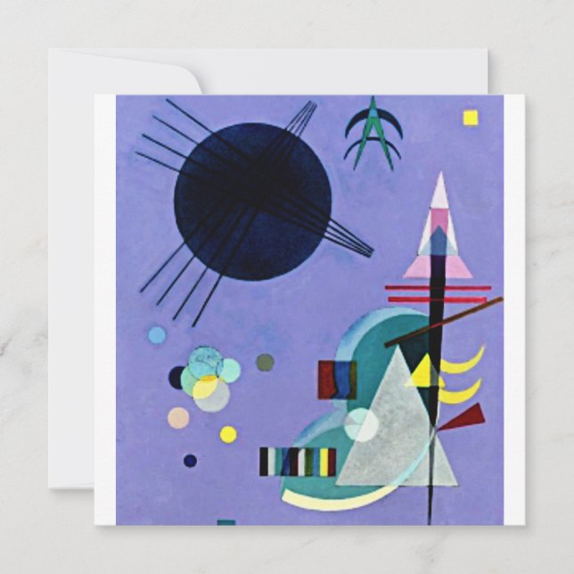 Cartão Kandinsky - Violet Green (Frente)