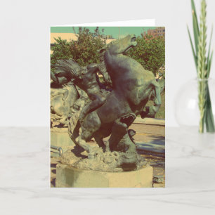 Cartão Kansas City Plaza Fountain in Autumn