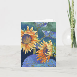 Cartão Kansas Suns Sunflower