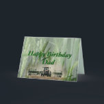 Cartão Kansas Wheat Farmer 2862-2<br><div class="desc">Change the words on the front & inside as you wish for any occasion you wish. Great choice for any farmer or retired farmer. To see coordinating cards & gift items posted in several of my categories, type Kansas Wheat Farmer in my searchbox on my MakaraPhotos home page.</div>