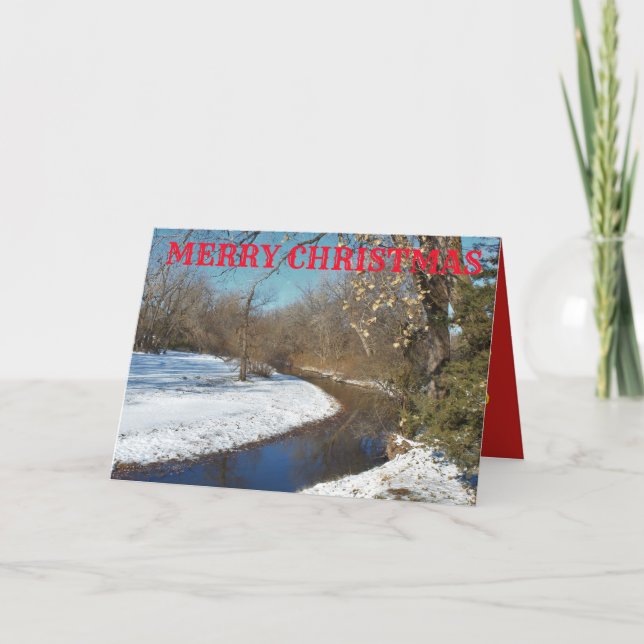 Cartão Kansas Winter Wonderland Greeting Card (Frente)