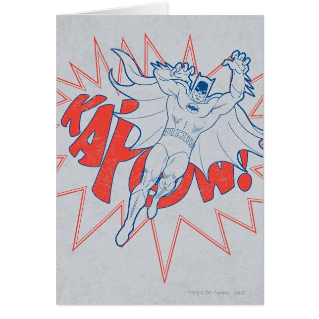 Cartão KAPOW! Gráfico Batman (Frente)