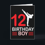 Cartão Karate Birthday Tee Boy Gift Kids Taekwondo 6<br><div class="desc">Karate Birthday Tee Boy Gift Kids Taekwondo 6</div>