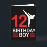 Cartão Karate Birthday Tee Boy Gift Kids Taekwondo 6<br><div class="desc">Karate Birthday Tee Boy Gift Kids Taekwondo 6</div>