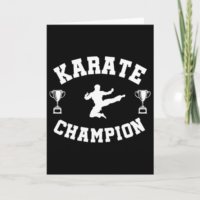 Cartão Karate Champion (Frente)