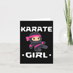 Cartão Karate Girl 6