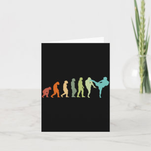 Cartão Karate Kung-Fu Evolução Kickboxer Muay Thai MMA