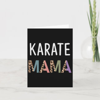 Cartão Karate Mama Martial Art Women Gift - Karate engraç