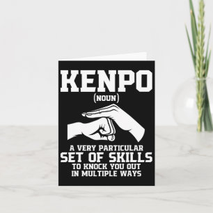 Cartão Karate Martial Arts Black Belt Comt Sports Fighter