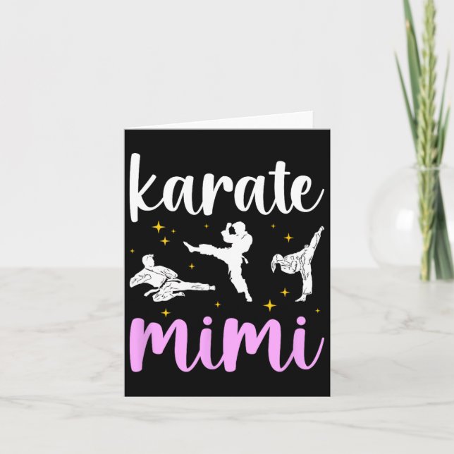 Cartão Karate Mimi Orud Karate Mimi Avó (Frente)