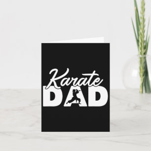 Cartão Karate Papa - Engraçado Presente no Pai Karate