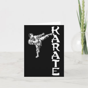 Cartão Karate Taekwondo Aikido Ju-Jutsu Kung-Fu Evolução