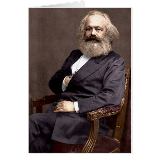 Cartão Karl Marx