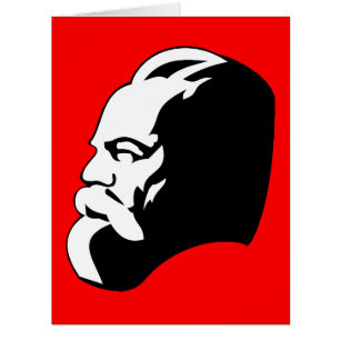Cartão Karl Marx, Comunismo, Socialismo, União Soviética