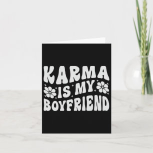 Cartão Karma É Minha Consciência Mental Namorado