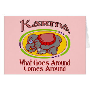 Cartão Karma Elephant