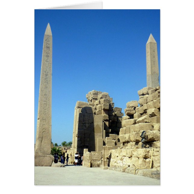 Cartão karnak obelisk duo (Frente)