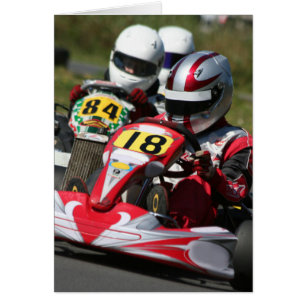 Cartão Karting karts minimax esporte motorizado corrida