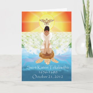 Cartão Kateri Tekakwita
