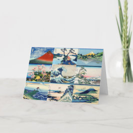 Cartão Katsushika Hokusai - 36 visualizações da seleção d